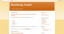Desktop Screenshot of blog.bootstrapaustin.org
